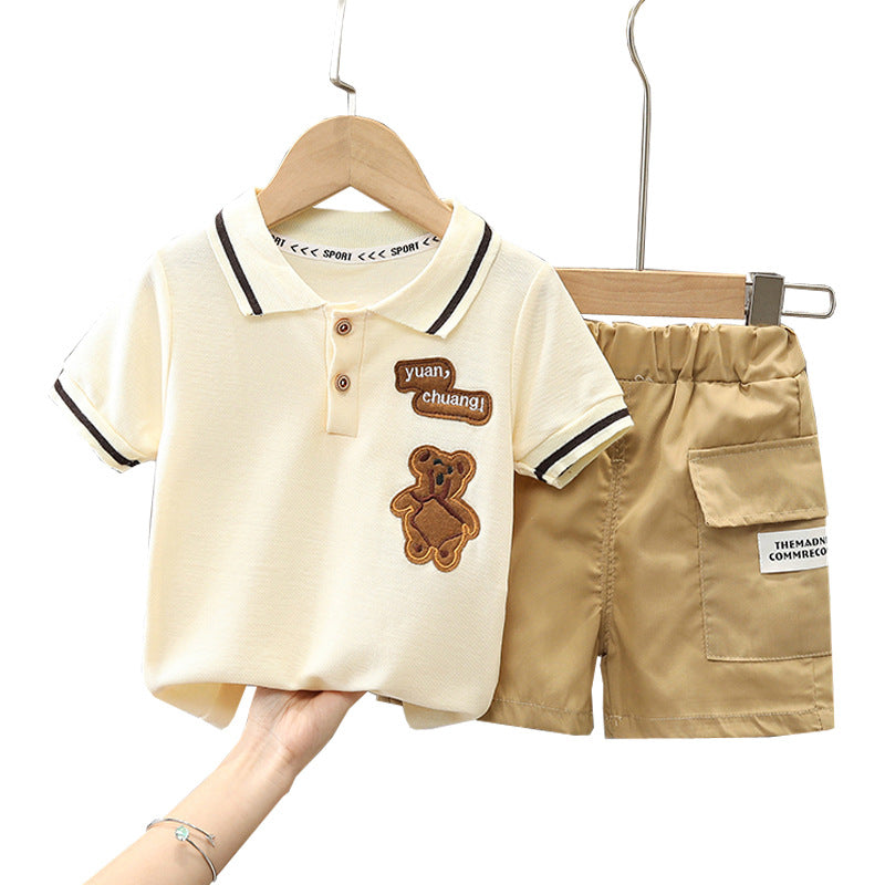 Children's Summer Clothing Handsome Clothes Short Sleeve Children's Suit
