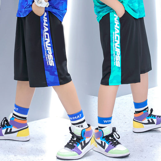 Thin Cold Medium Big Sports Fashionable Children's Pants