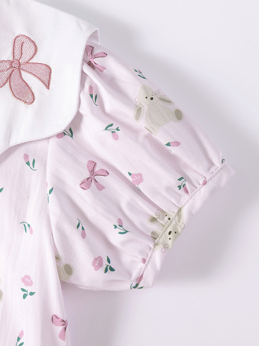 Children's Summer Cute Sweet Western Style Skirt Children's Dress