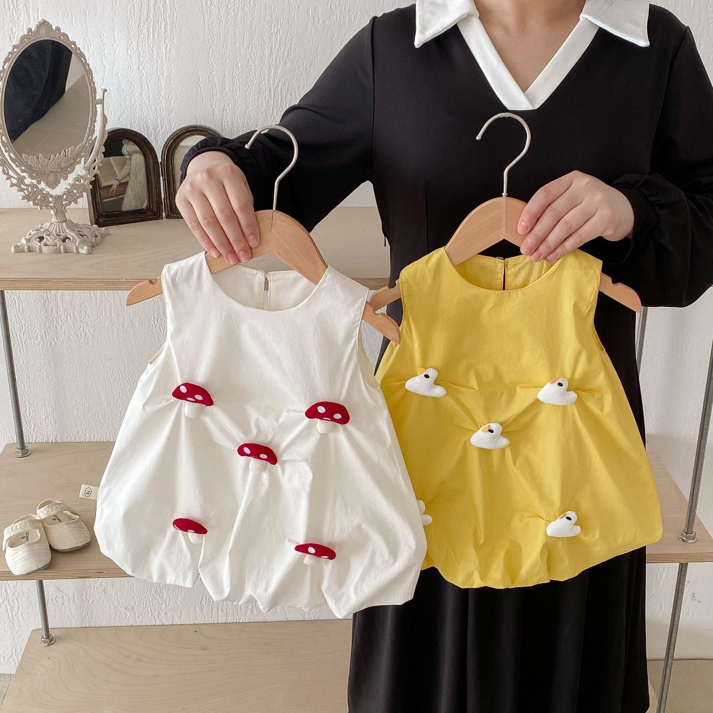 Children's Cute Vest Summer Clothing Super Skirt Children's Dress