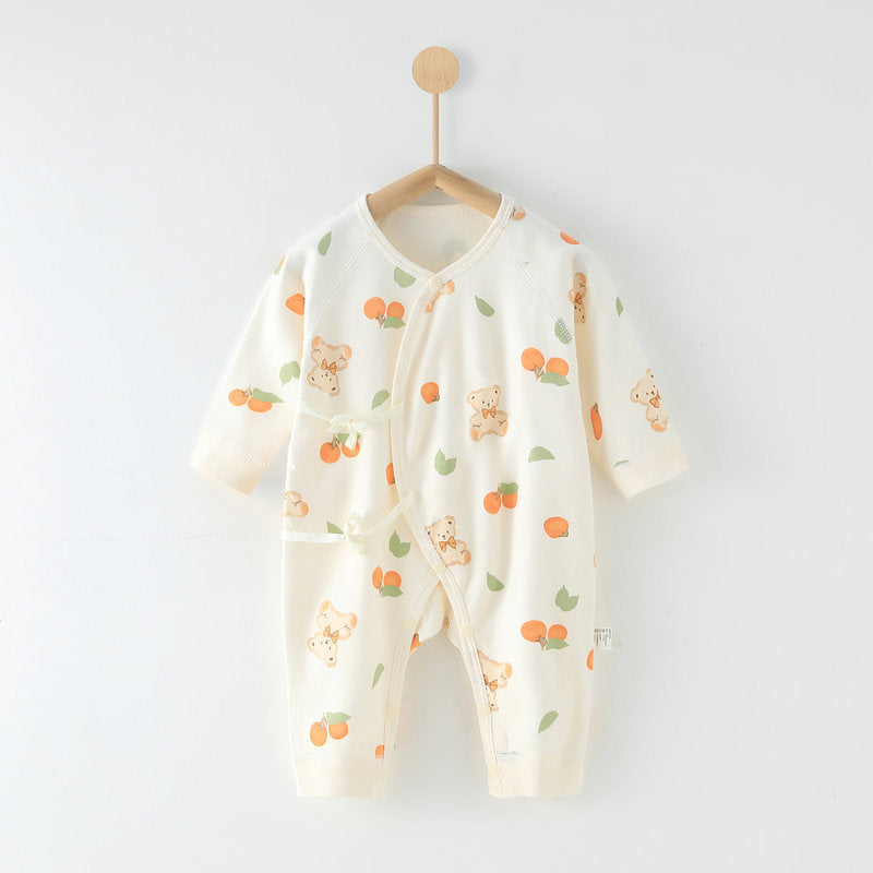 Born Class Pure Cotton Boneless Jumpsuit Long-sleeved Clothes Rompers Jumpsuit, Climbing Suit