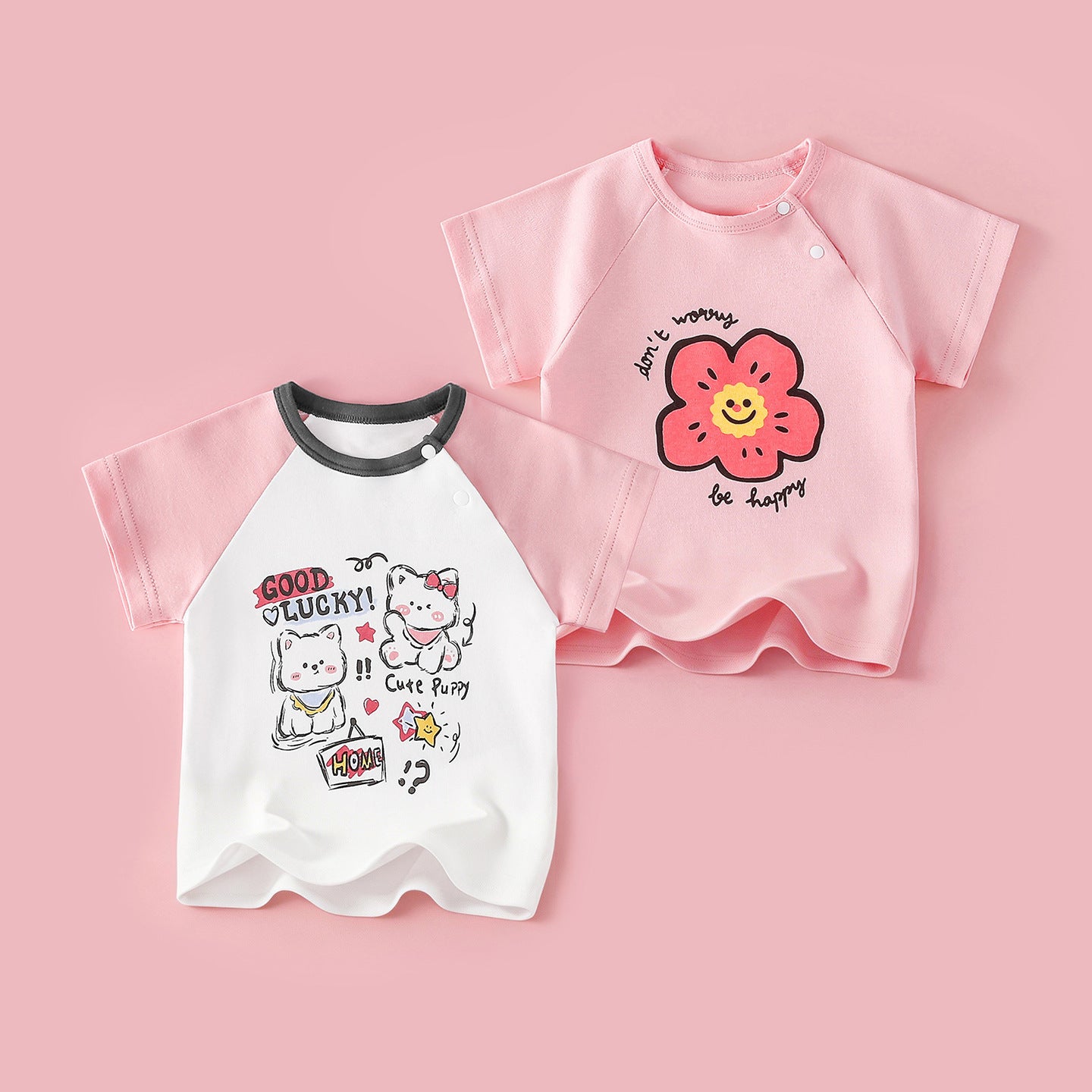 Children's Short Sleeve Boys Half Bottoming Shirt Summer Thin Cotton Coat Children's T-shirt