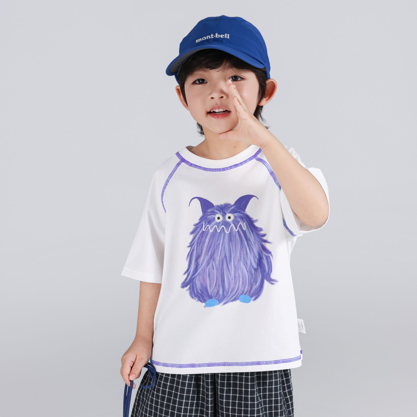 Children's Boy's Short-sleeved Cool Clothing Summer Clothes Antibacterial Half Children's T-shirt