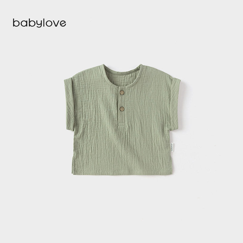 Collection Summer Short Sleeve Infant Cotton Modal Top Going Out Children's T-shirt