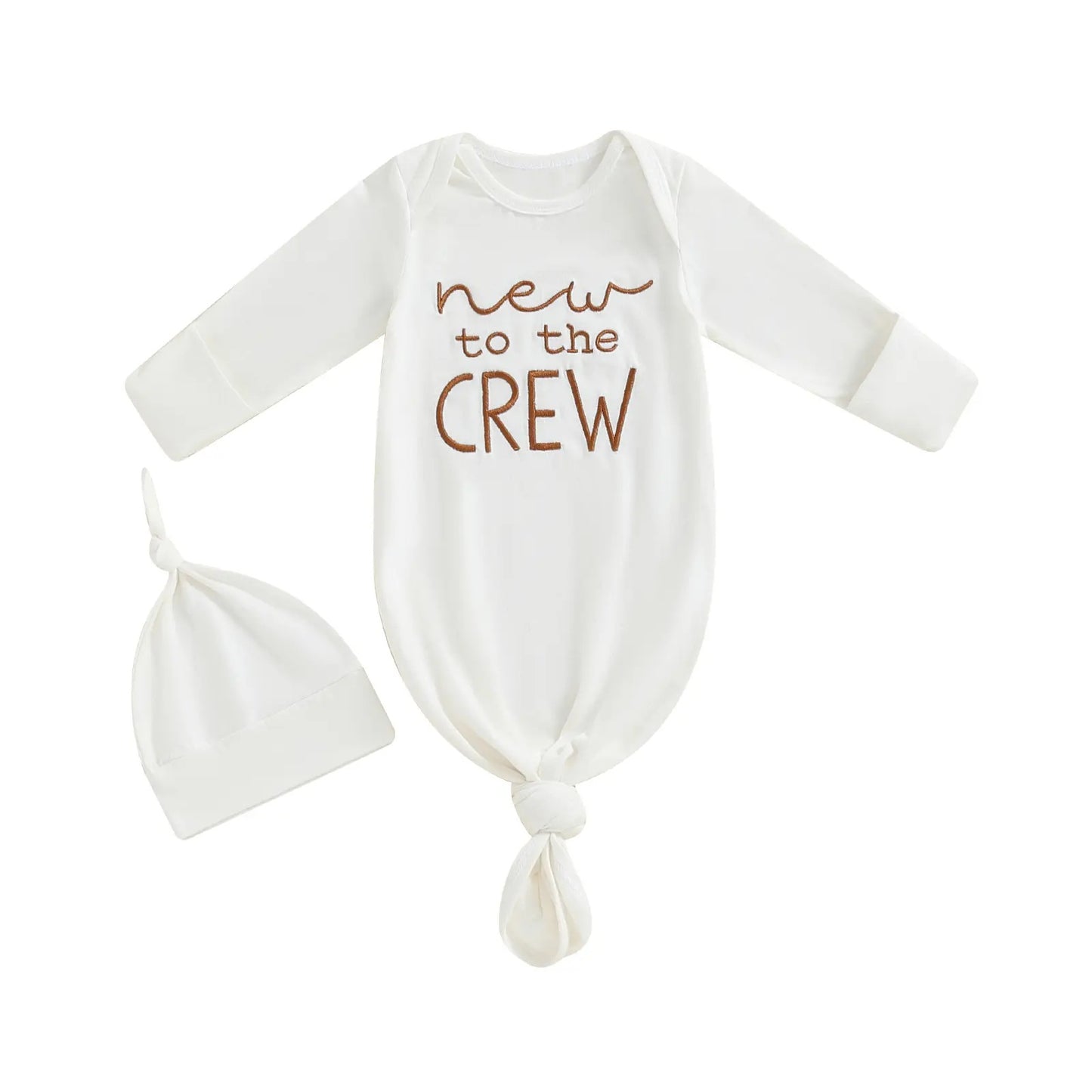 Sleeping Bag Jumpsuit Letter Embroidered Hat Born Jumpsuit, Climbing Suit