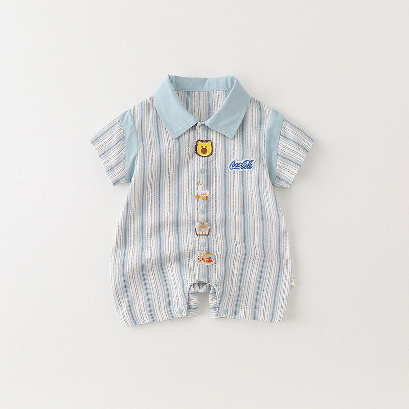 Summer Short Sleeved Kazakhstan Cute Fashionable Jumpsuit Going Out Thin Jumpsuit, Climbing Suit