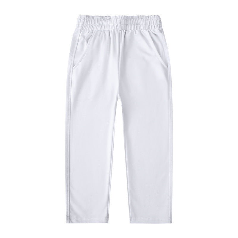 Crawler Primary Secondary School Garden Gray Sports Dark Children's Pants