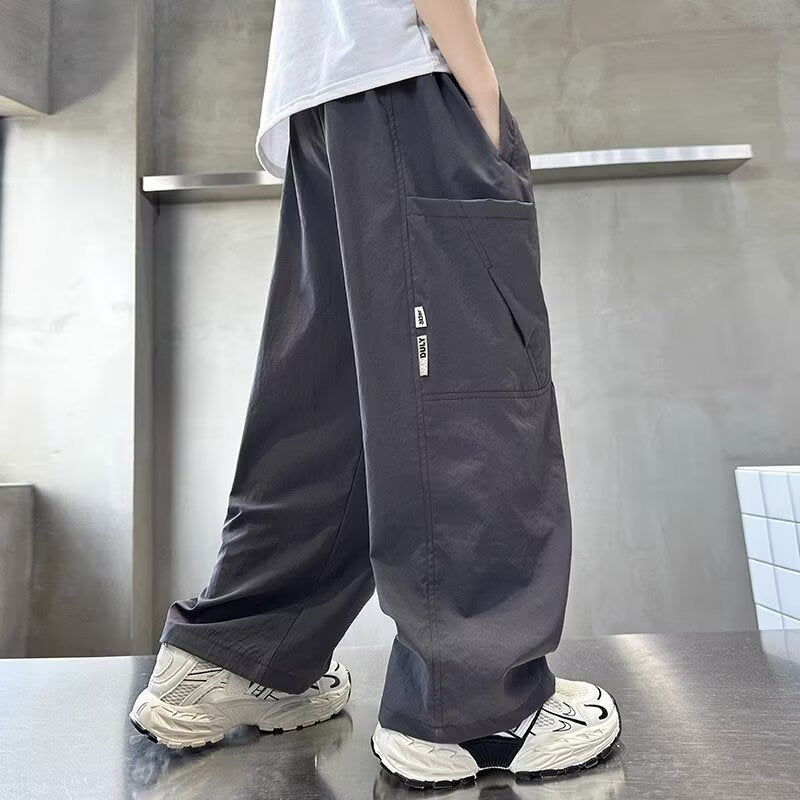 Children's Clothing Boy Summer Anti Mosquito Middle Big Boys Thin Children's Pants