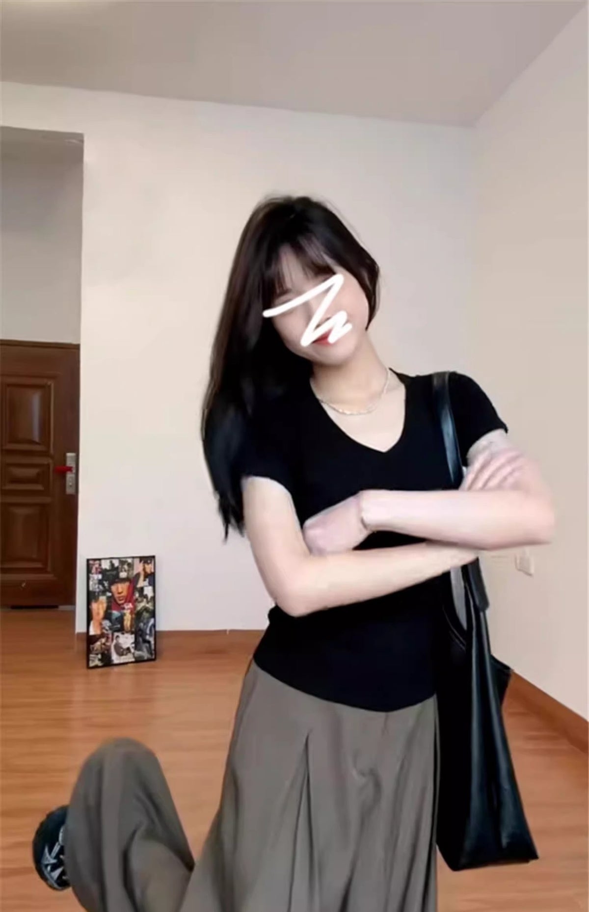 Women's American Retro Shoulder Summer Thin Pure Desire Slim Waist Trimming Women's T-shirt