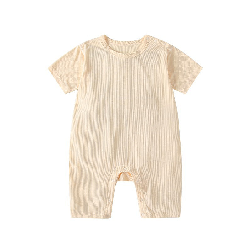 For Babies Thin Summer Clothing Half Sleeve Air Conditioning Jumpsuit, Climbing Suit