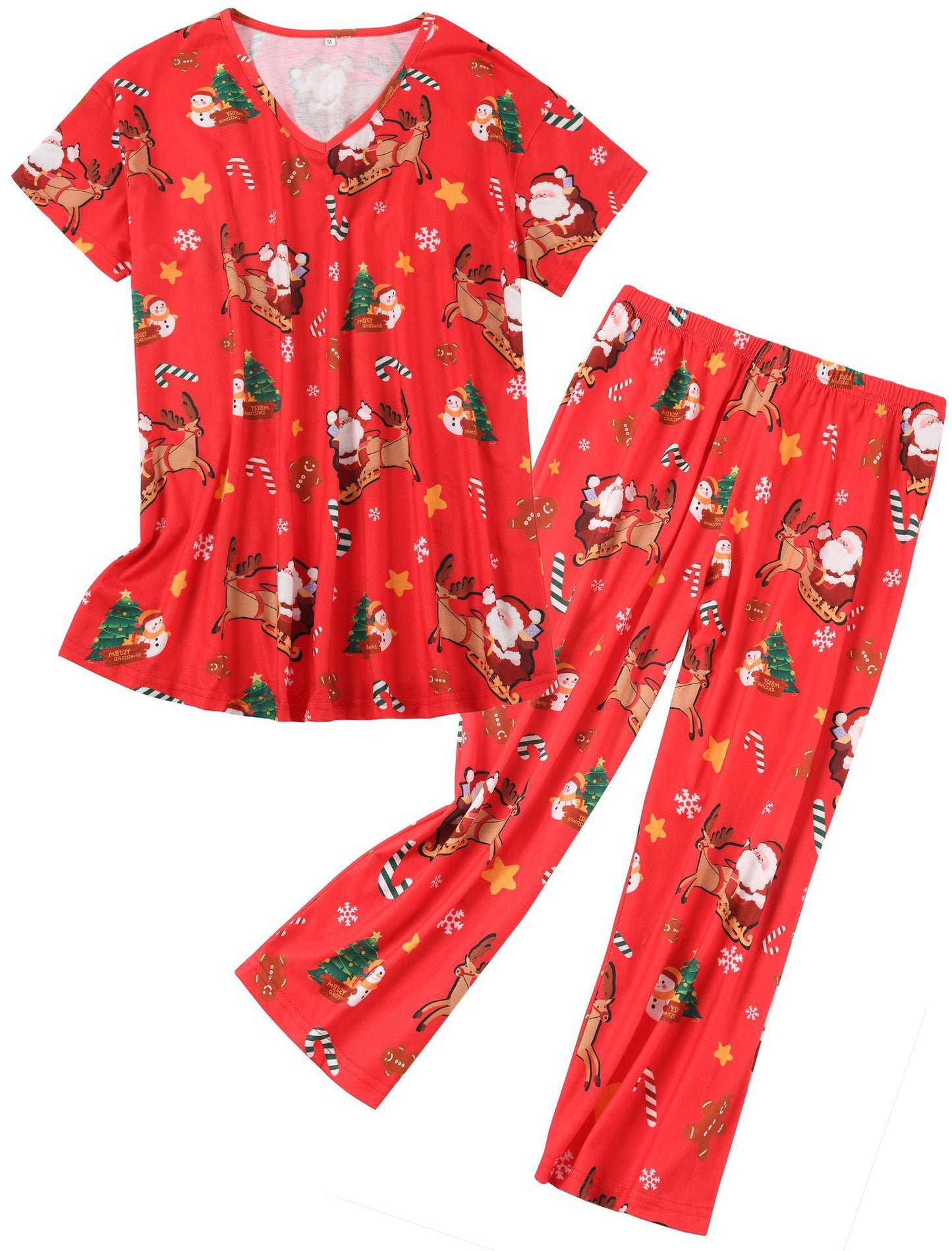 Women's Popular Home Wear Printed Pajamas Pajama Comfortable Fashion Casual Suit