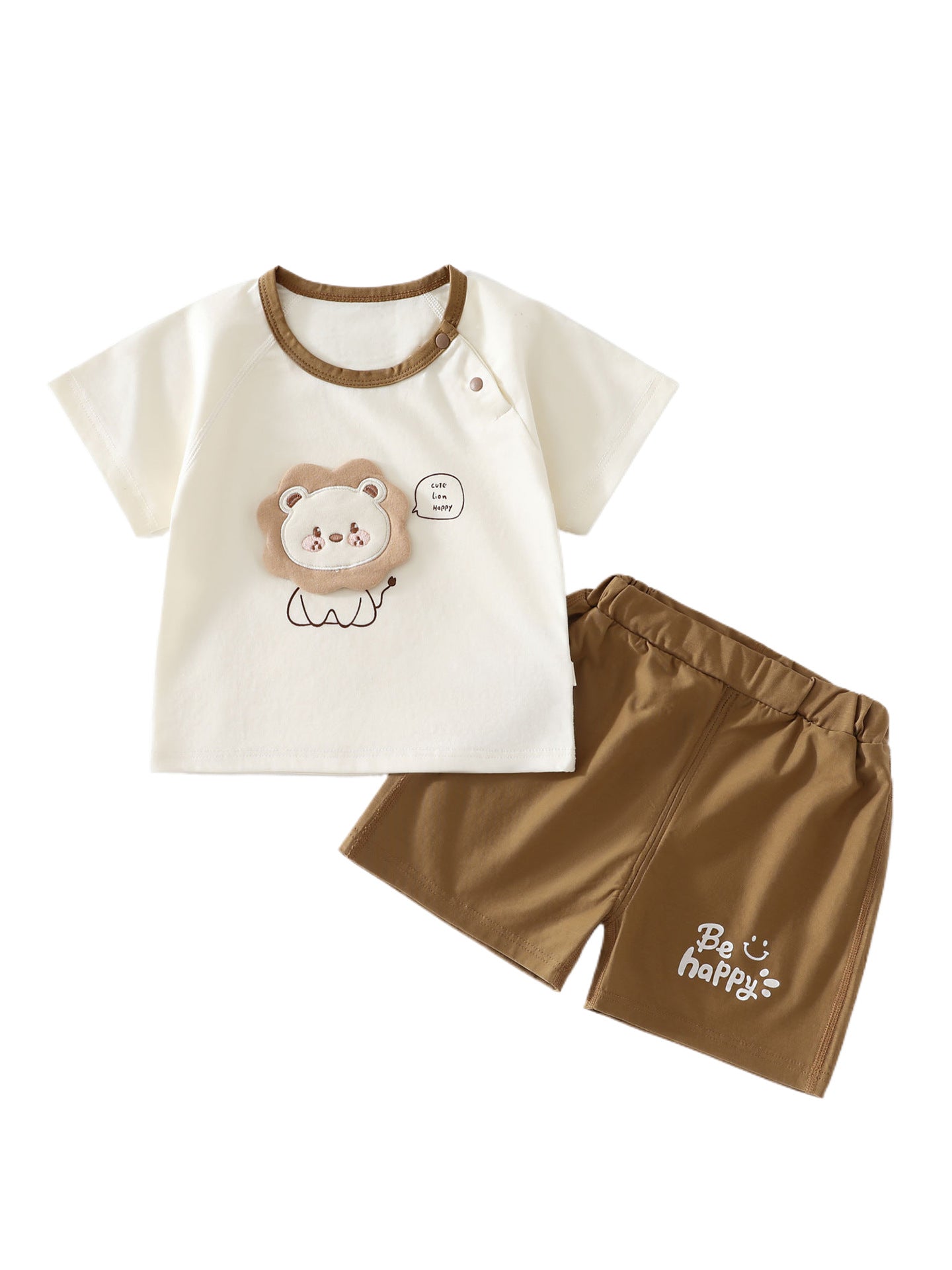 Children's Shorts Split Summer Thin Going Out Two-piece Jumpsuit, Climbing Suit