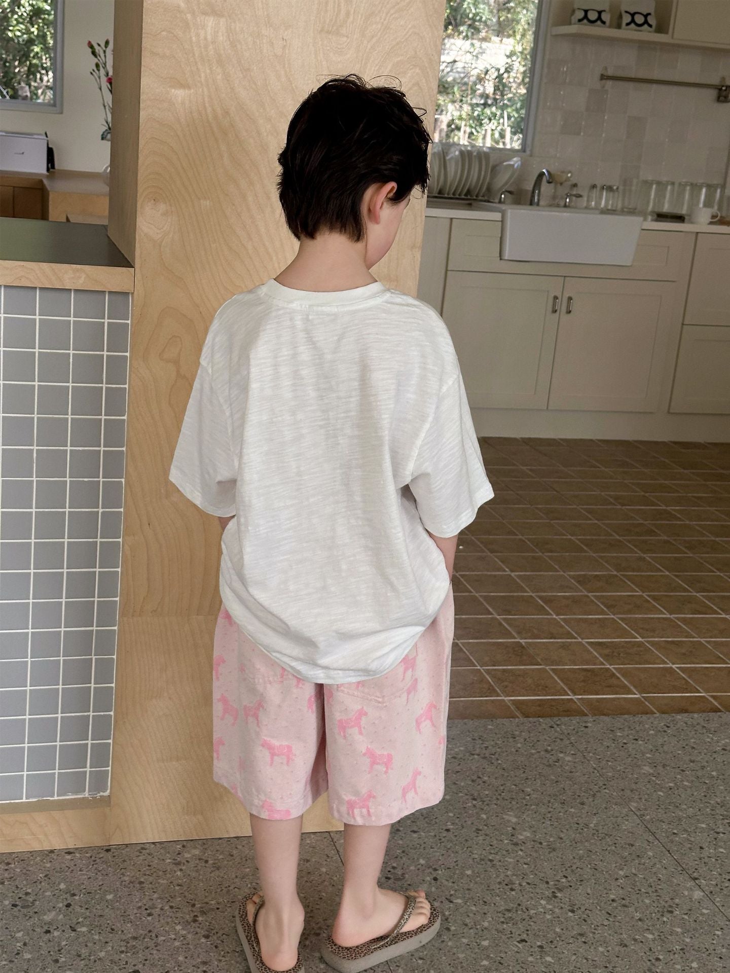 Children's Summer Cotton Short-sleeved Loose Breathable Half Sleeve Children's T-shirt