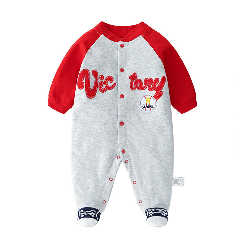 Long Sleeves Born Clothes Year-old Pajamas Jumpsuit, Climbing Suit