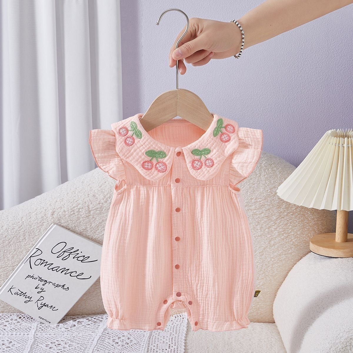 Summer Short-sleeved Romper Born Thin One Month Jumpsuit, Climbing Suit