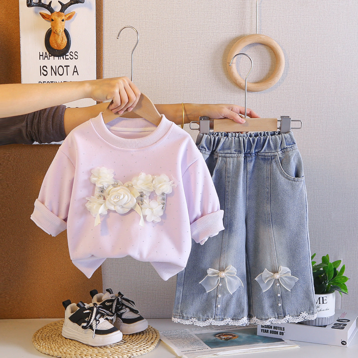 Children's Clothing Outfits Handsome Fashion Spring Clothes Little Sweatshirt Children's Suit