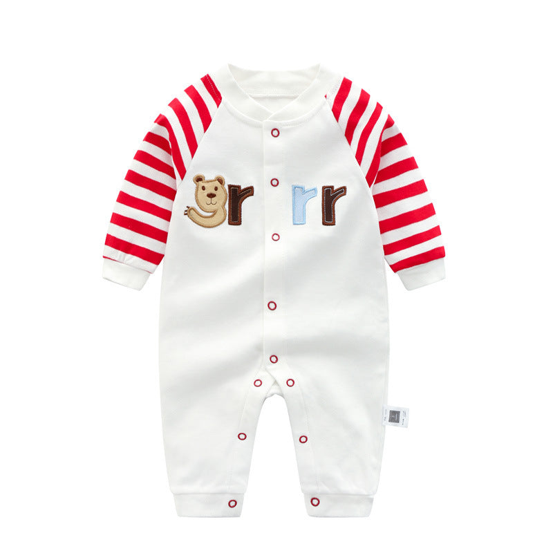 Autumn Pure Cotton Boy Jumpsuit Born Clothes Jumpsuit, Climbing Suit