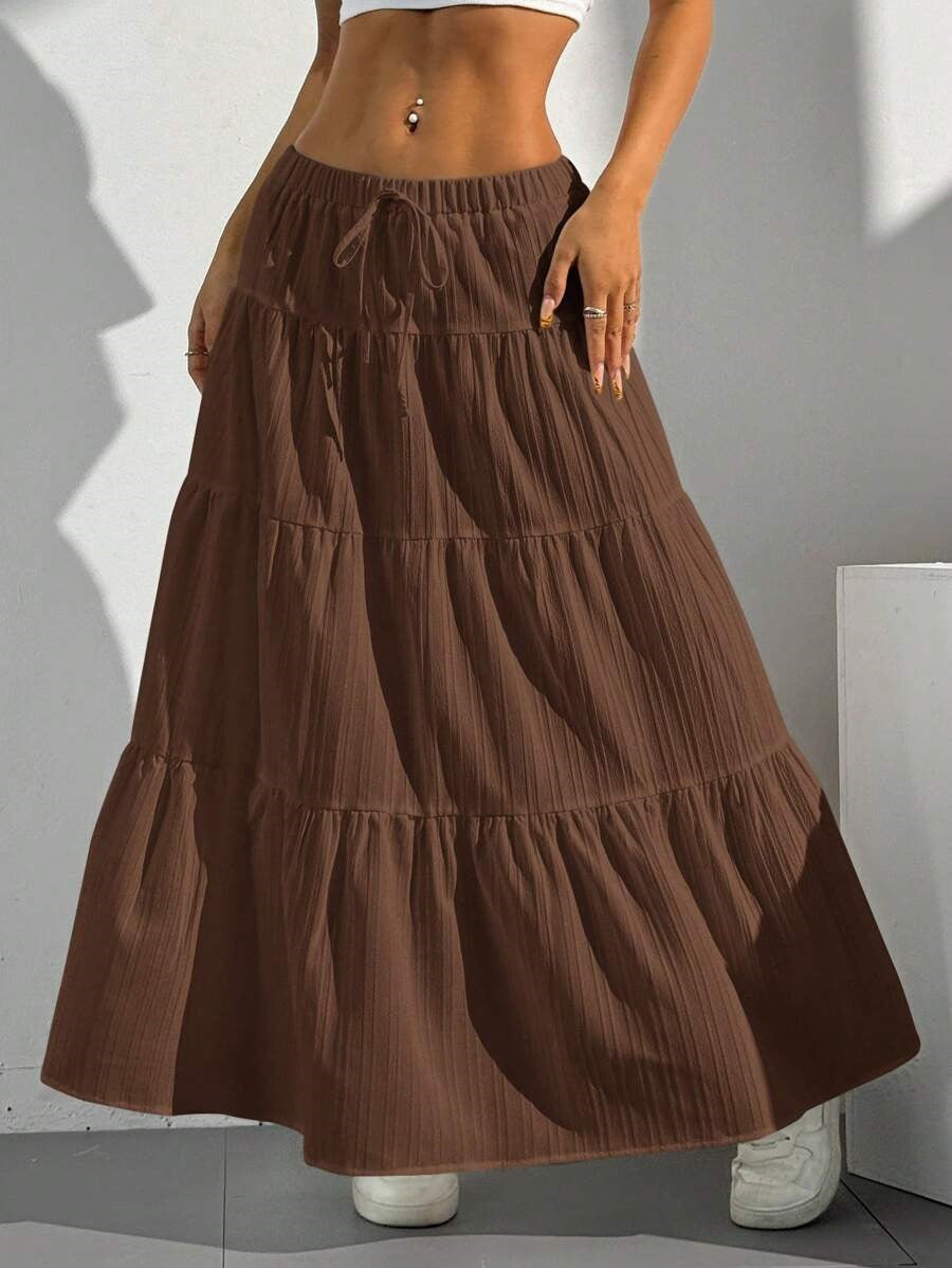 Women's Stitching Large Swing Loose Long Dress Plus Size