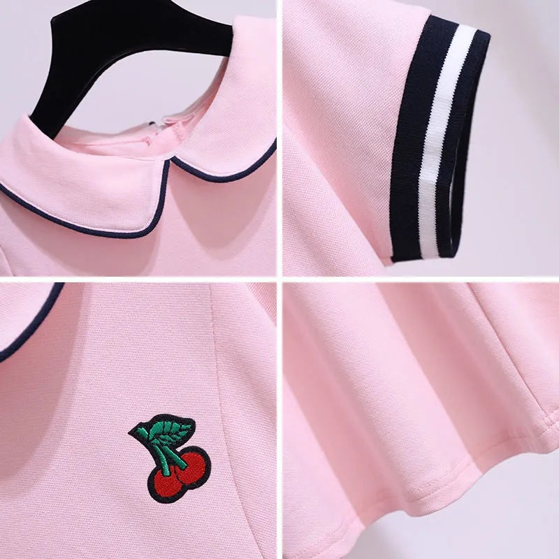 Children's Thin Sweet Western Princess Doll Collar Children's Dress