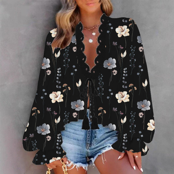 Classic Attractive Charming Women's Stitching Printing Clothing