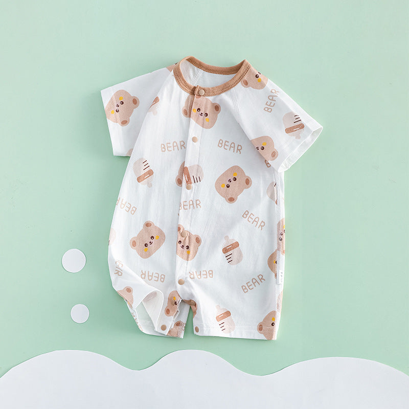 Jumpsuit Summer Boneless Rompers Split Breathable Air Conditioning Clothes Born Jumpsuit, Climbing Suit