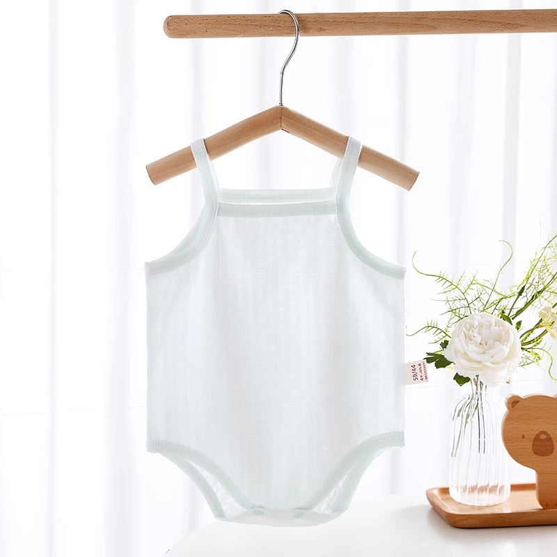Women's & Men's Thin Sleeveless Breathable Sling Tank Tops Triangle Rompers Jumpsuit, Climbing Suit