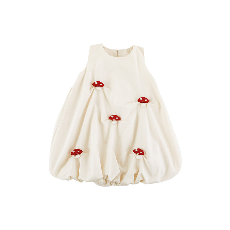 Children's Cotton Three-dimensional Doll Bud Skirt Summer Cute Cool Children's Dress