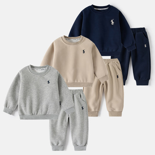 Children's Clothing Long-sleeved Sports Sweatshirt Two-piece Set Children's Suit