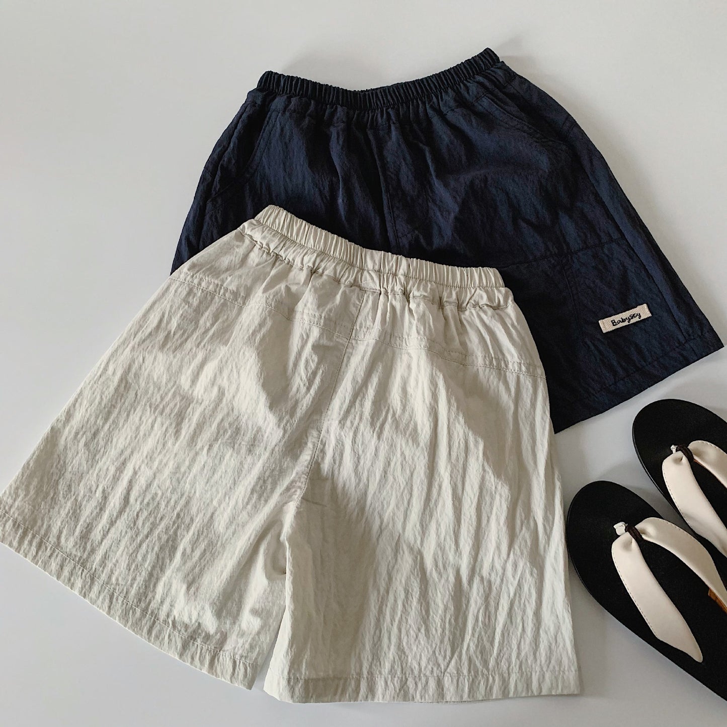 Children's Shorts Summer Solid Color Calibration Thin Children's Pants