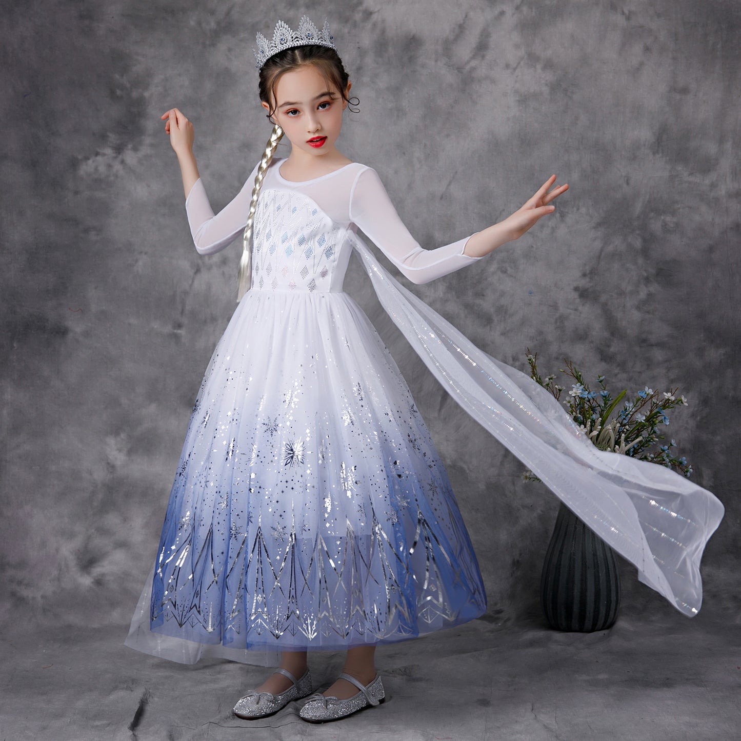 Women's Princess Elsa Frozen 2 Aisha Summer Skirt Clothes Clothing Children's Dress