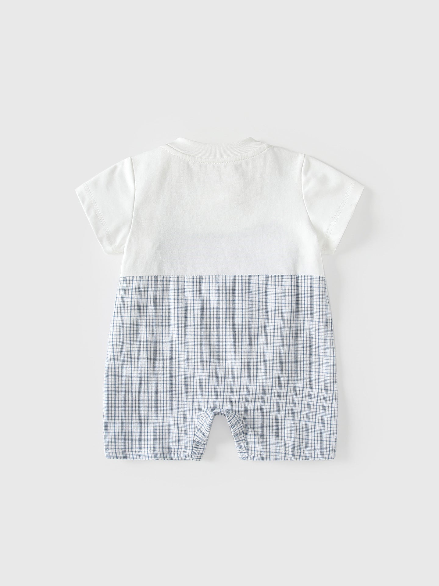 For Babies Thin Summer Clothing Born Boy Short-sleeved Rompers Handsome Jumpsuit, Climbing Suit