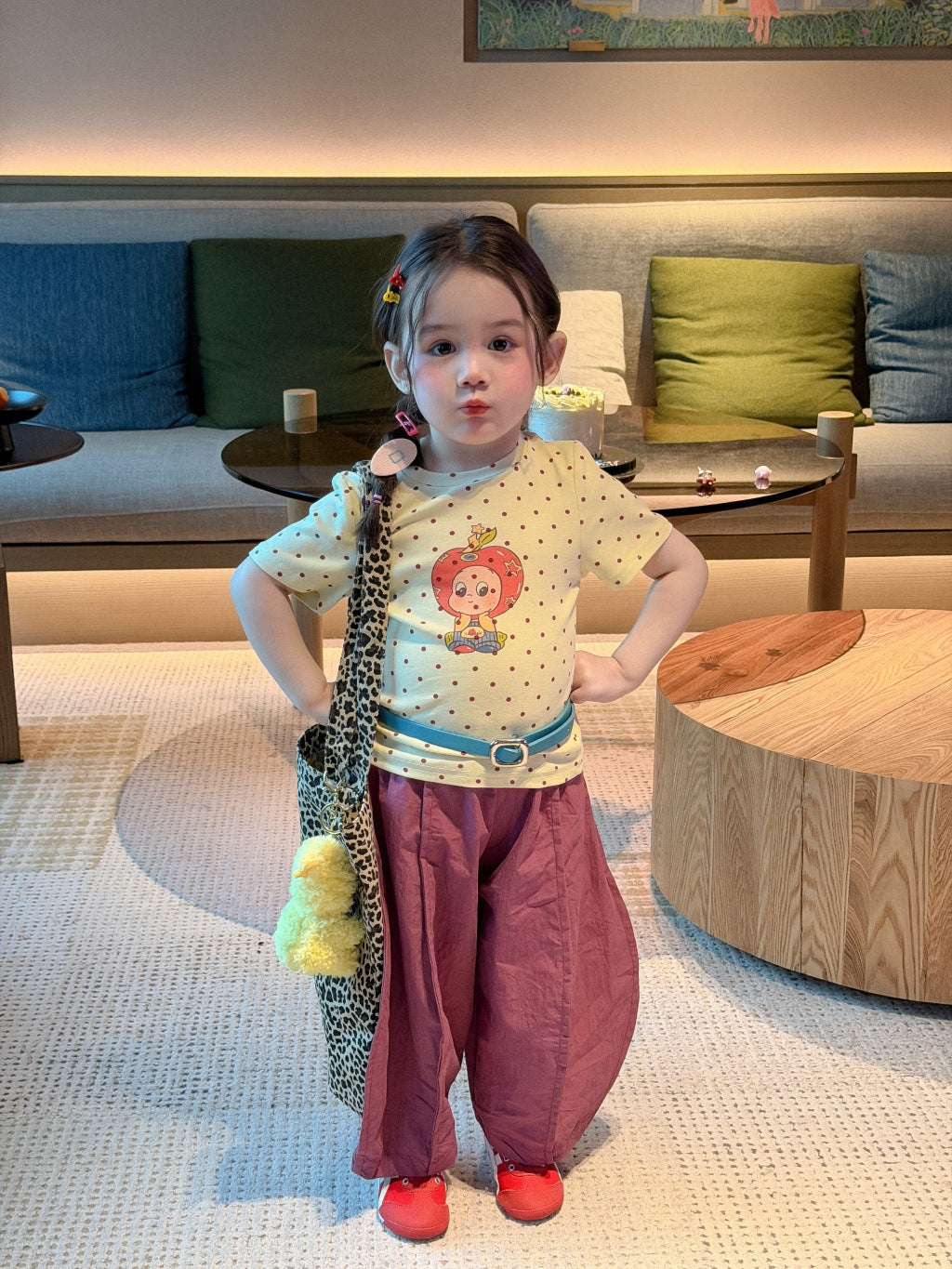 Children's Style Clothing Full Printed Idea Short Children's T-shirt