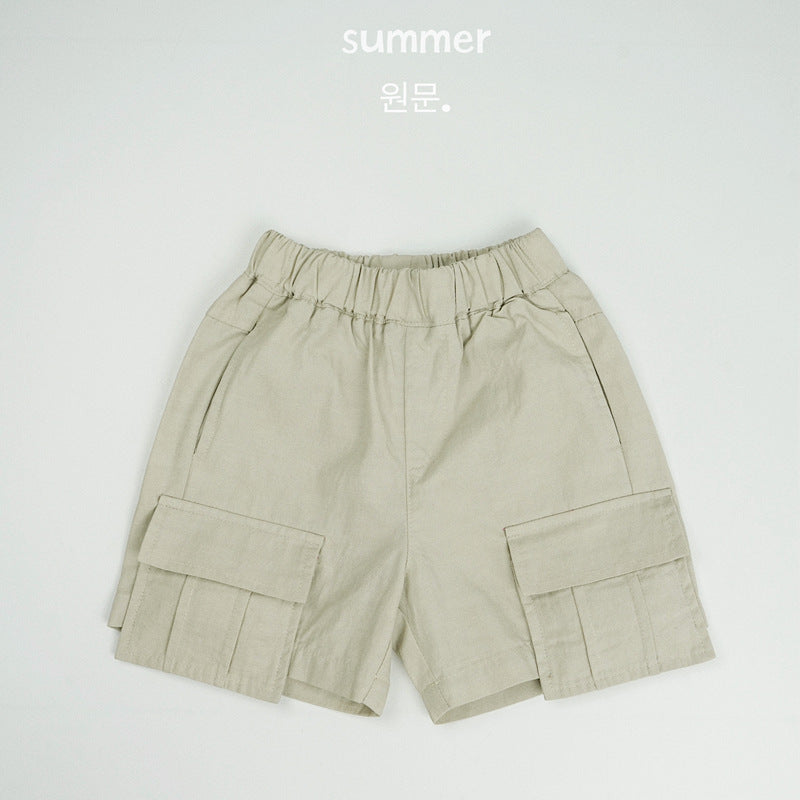 Children's Shorts Summer Boys Cotton Linen Thin Children's Pants
