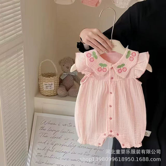 Sleeveless Leotard Little Vest Garments Cute Sweet Jumpsuit, Climbing Suit