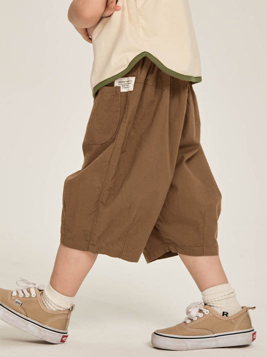 Children's Clothing Boy's Cropped Trousers Summer Korean Children's Pants