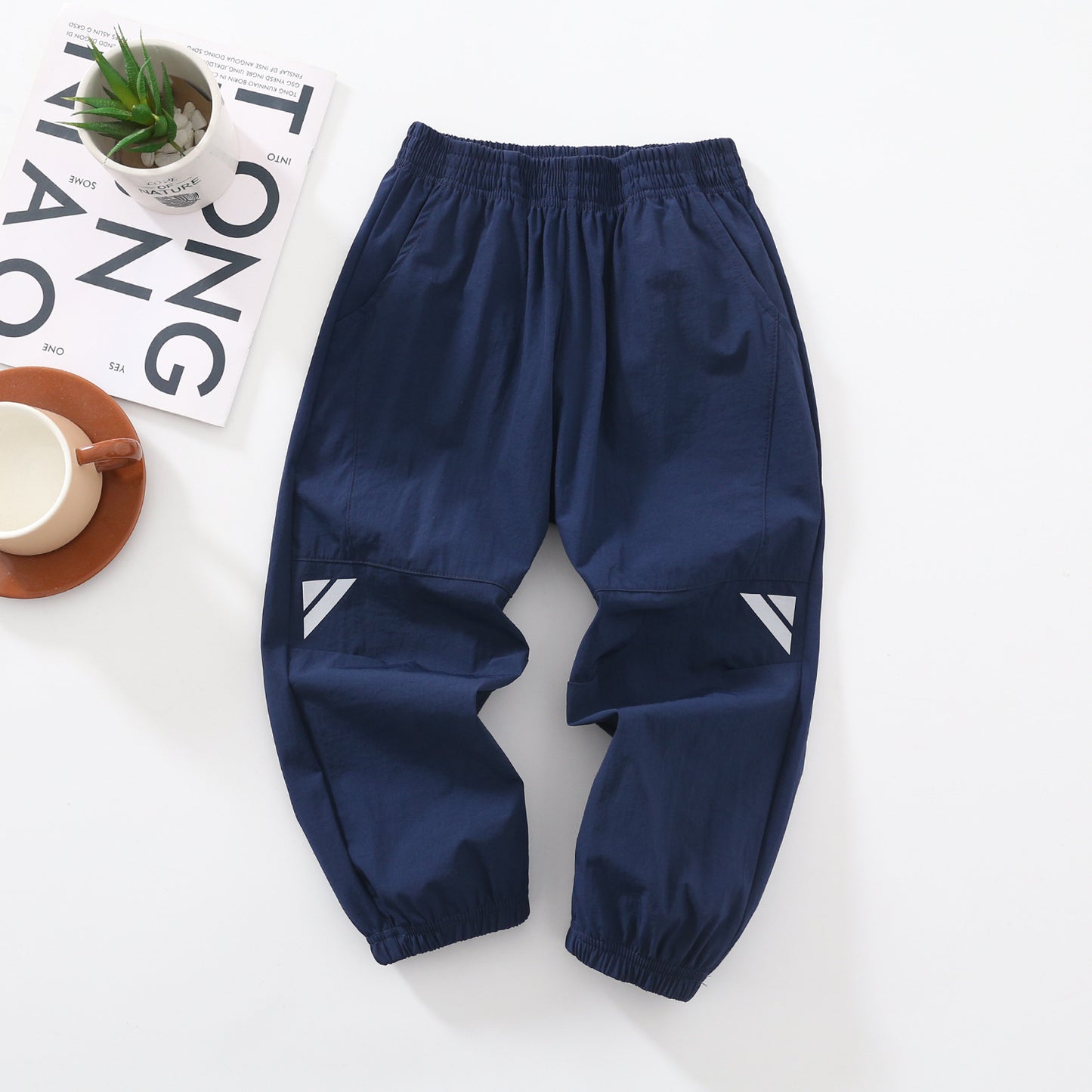 Stretch Sports Reflective Sign Anti Mosquito Loose Children's Pants