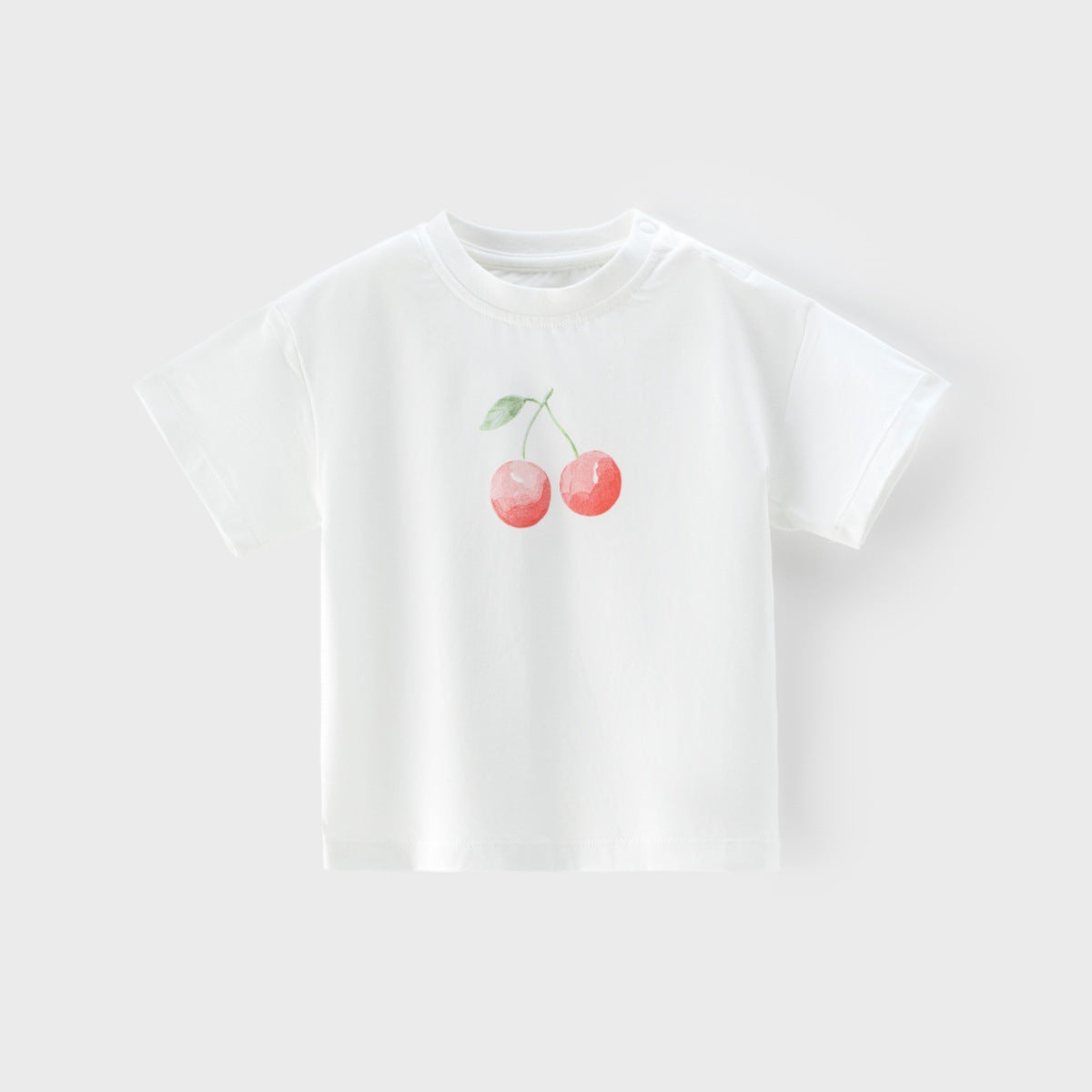 Creative Summer Cherry Casual Wear Clothes Children's T-shirt