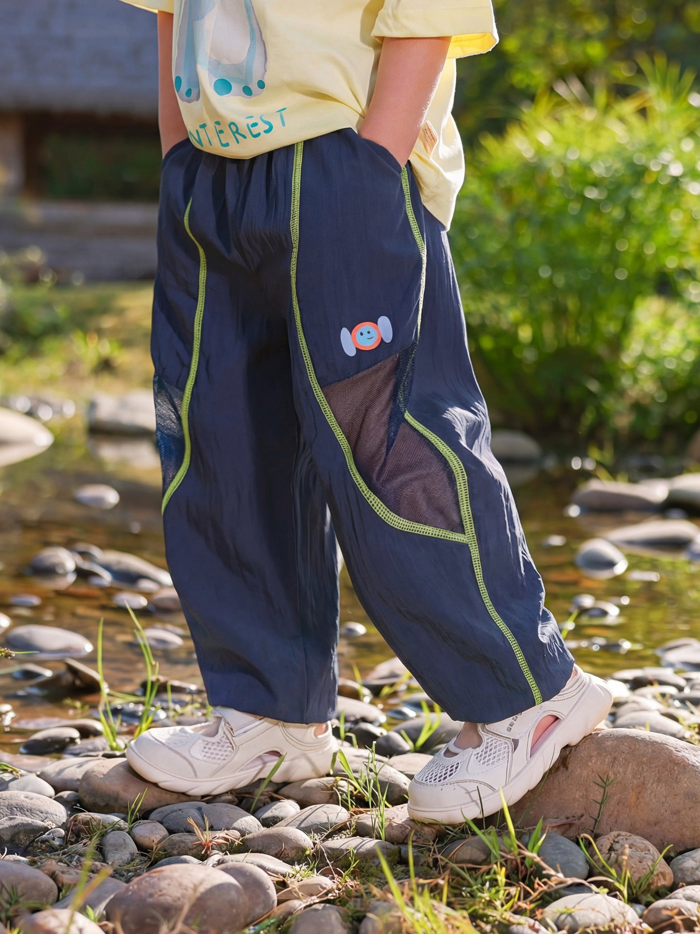 Children's Summer Thin Boy Trousers Ice Silk Children's Pants