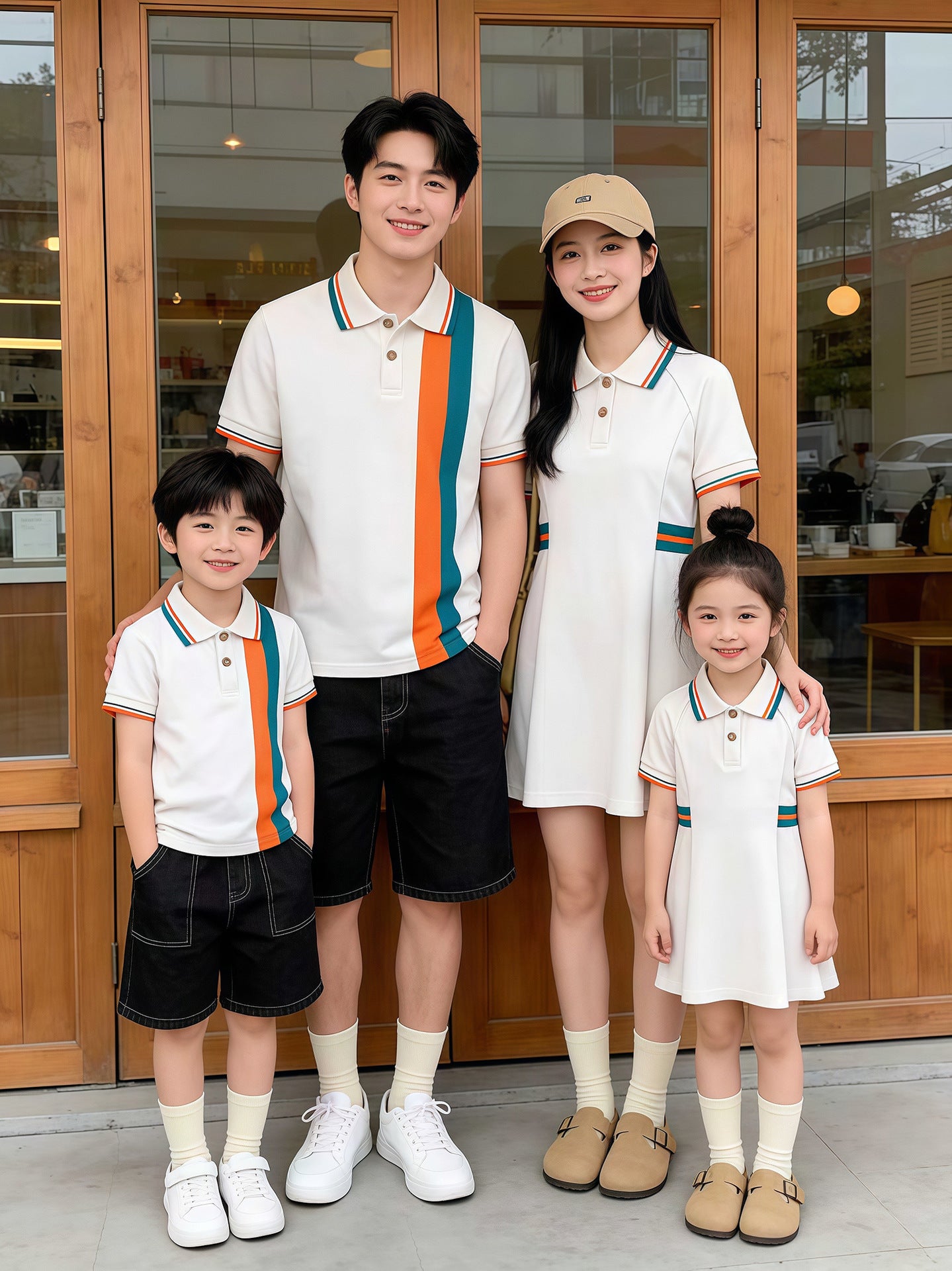 Special Dress Summer Western Style Shirt Short Parent-child Outfit