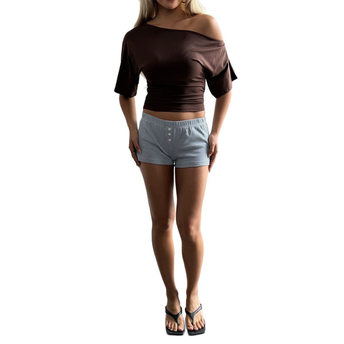 Pretty Women's Hot Casual Short-sleeved Summer Tops