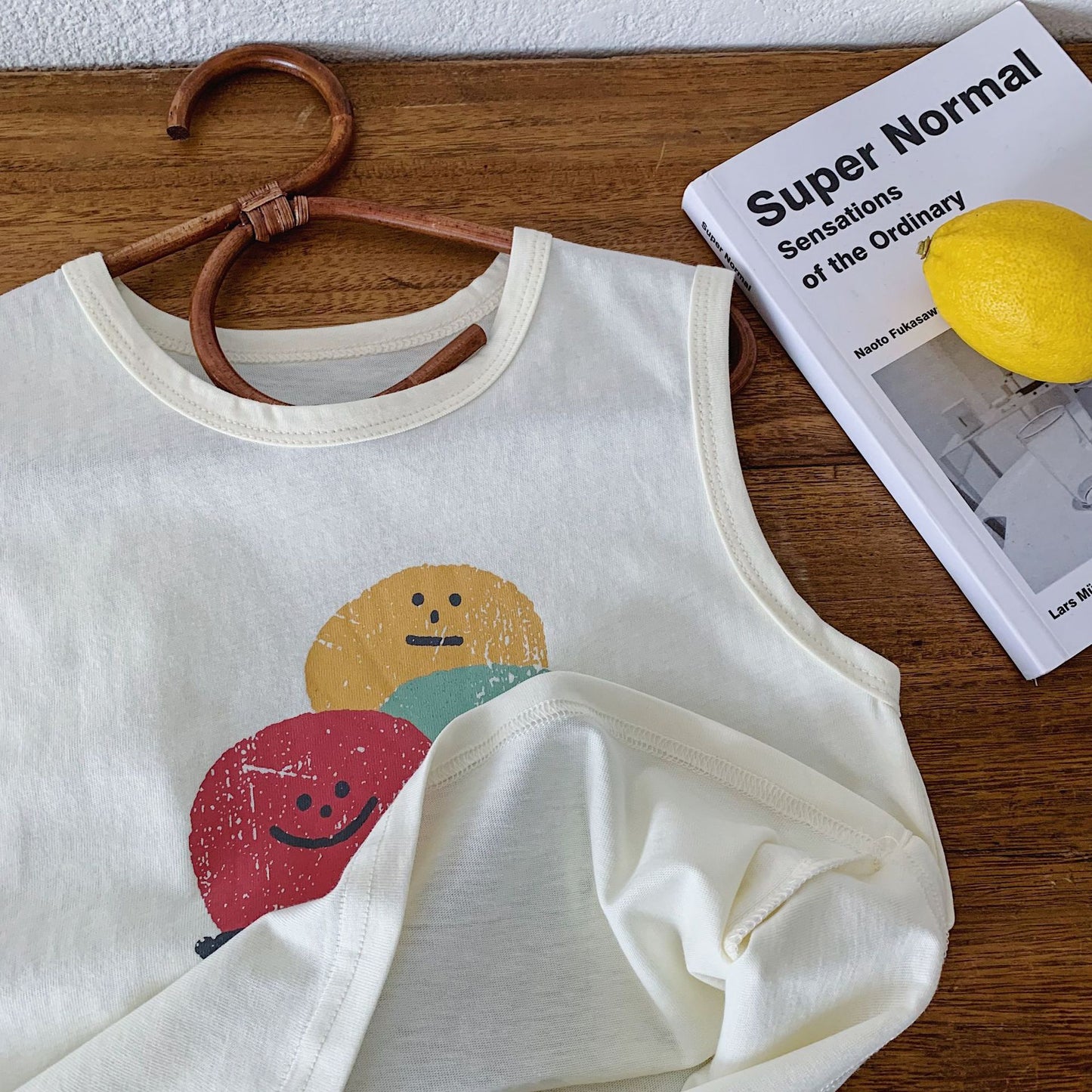 Children's Summer Ice Cream Vest Two-piece Set Children's Suit