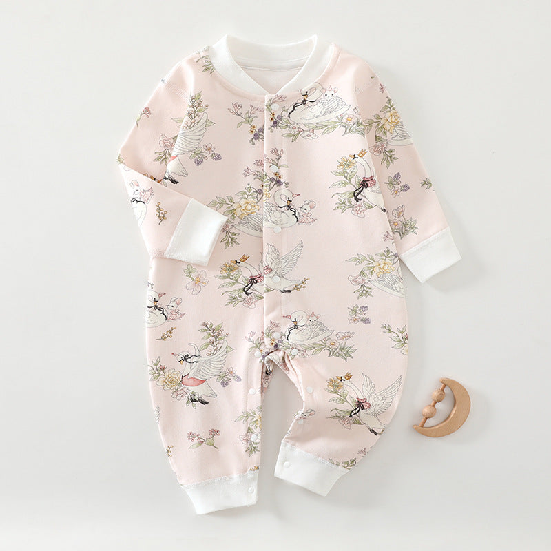Children's Jumpsuit Seamless Cotton Class Born Clothes Jumpsuit, Climbing Suit