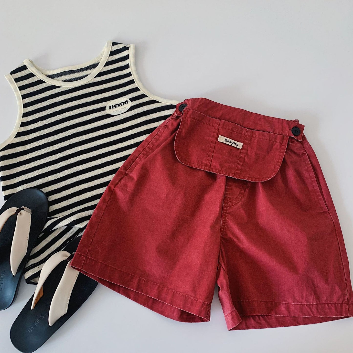 Children's Shorts Summer Boys Personality Waist Bag Children's Pants