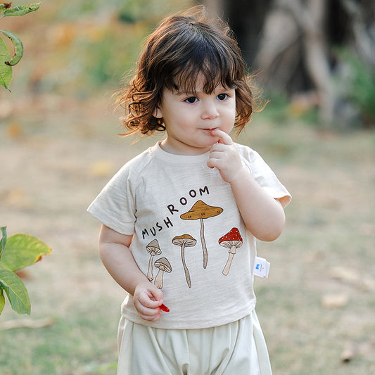 Short Sleeve Boys Summer Cartoon Little Thin Children's T-shirt