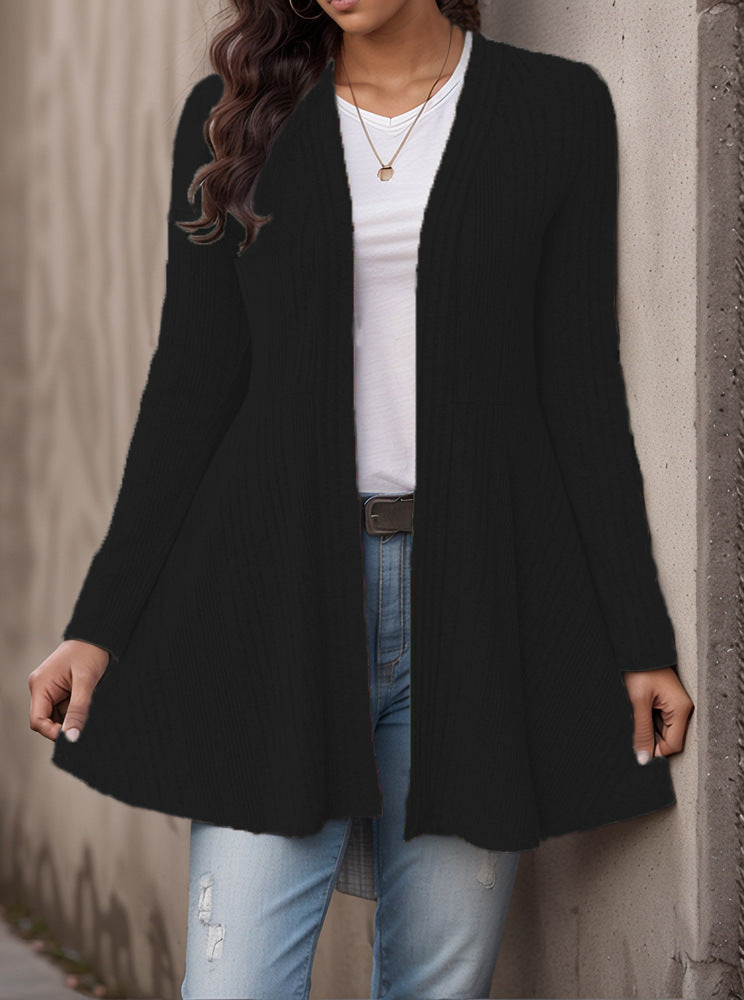 Beautiful Women's Sunken Stripe Brushed Casual Lace Shirt, Chiffon Shirt
