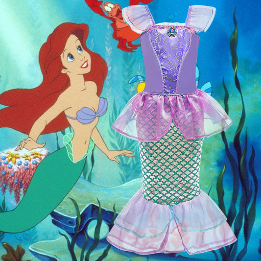 Children's Halloween Costume Clothing Mermaid Princess Skirt Children's Dress