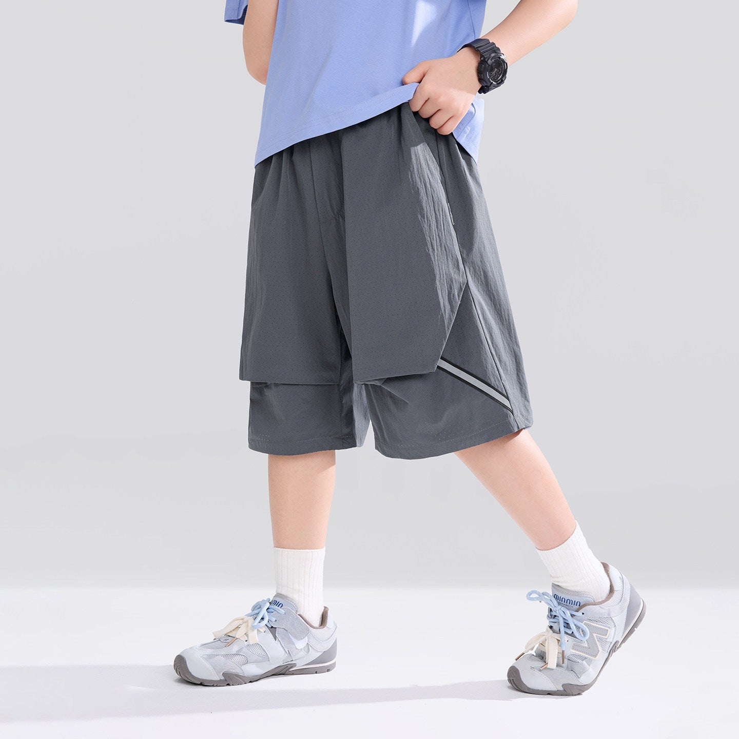 Children's Clothing Shorts Summer Thin Breathable Pirate Middle Big Children's Pants