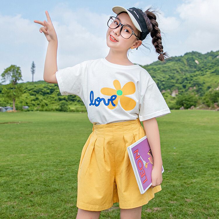 Two-piece Medium Big Fashionable Stylish Clothing Class Clothes Children's Suit