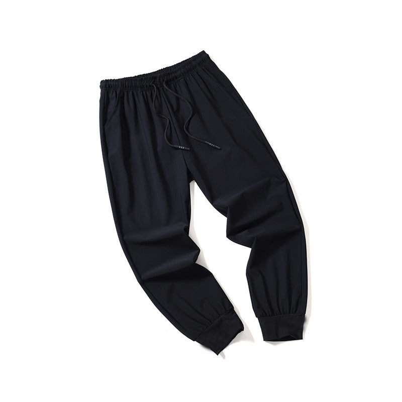 Children's Ice Silk Leggings Summer Thin Breathable Loose Fat Air Conditioning Children's Pants