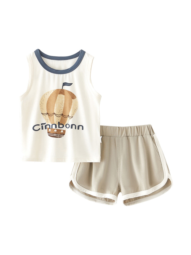 Pajamas Summer Thin Split Modal Air Conditioning Clothes Children's Suit